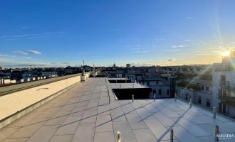            Traumhaftes Penthouse mit charmanter 360° Dachterrasse und spektakulärem Blick auf Wien
    