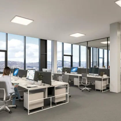 DIREKT VOM EIGENTÜMER - exklusive Büros TECHBASE LINZ/ Bauteil 4, teilbar - Bild 3