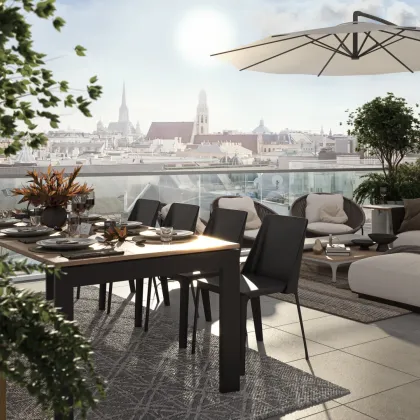 Luxuriöses Penthouse mit Dachterrasse und Blick zum Stephansdom - Bild 2