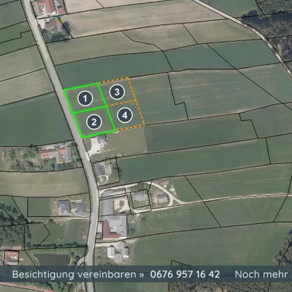 2 große Baugründe in Klein Hirschenschlag - Gemeinde Reingers - Bild 2