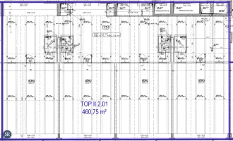 460,75 m² Bürofläche im 1. OG