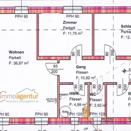 NEUBAU - ZIEGELMASSIV ! Barrierefreier Bungalow ca. 80m² Wohnnutzfläche, „Auf Ihrem Grundstück“ SCHLÜSSELFERTIG! - Bild 3