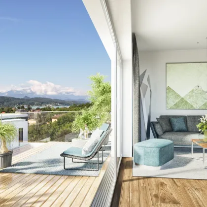 Sensationelle Maisonette mit 2 Terrassen und Balkon mit Blick auf Karawanken - Bild 2