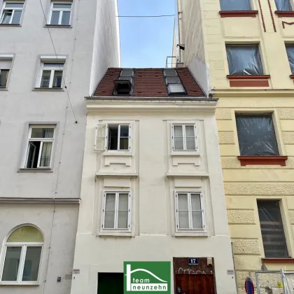 Seltenheit! Barock trifft auf Moderne - Charmante Altbau-DG-Wohnung in Barockhäuschen im Zentrum neben der U2! Wohngenuss auf 3 Ebenen mit Terrasse! - Bild 3