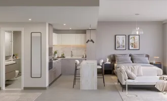 LUXURIÖSE 2-ZIMMERWOHNUNG MIT 6 m² BALKON IM PROJEKT BERKELEY PLACE