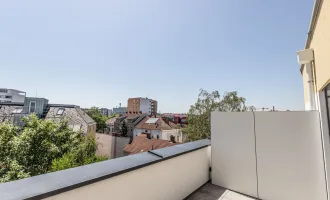 Traumhafte Dachgeschoss-Maisonette mit sonniger Dachterrasse und Balkon