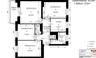 Ein sonniger Balkon mit Blick ins Grüne während Sie die Annehmlichkeiten der Stadt in perfekter Ruhelage genießen können?! Dieser 4-Zimmer Wohn(t)raum mit vielseitigen Einrichtungsmöglichkeiten ist genau das, wonach Sie immer gesucht haben!