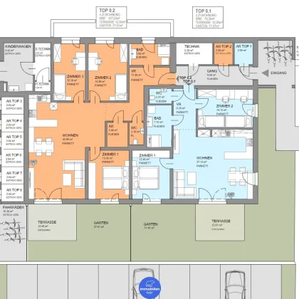 s'Inn Raum - zentrales Wohnen in Taiskirchen - Gartenwohnung TOP 0.2 - Bild 2