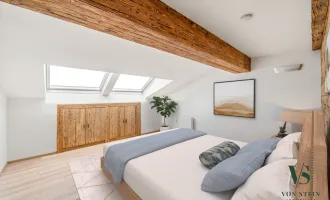 das ultimative Wohnvergnügen in Kitzbühel – modern sanierte Dachgeschosswohnung mit Balkon und Garage!