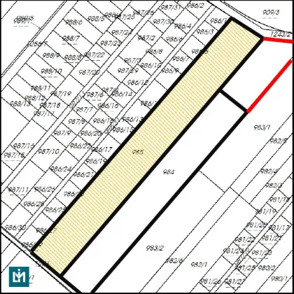 BAUERWARTUNGSLAND IN 1220 WIEN / GRÜNLAND AM OBEREN MÜHLWASSER (KG 01651 ASPERN, EZ 323, 597) - Bild 3