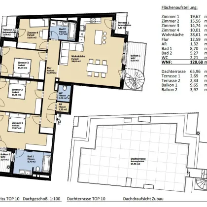 Neu - Korneuburg - Zentrale Lage - Altbau + Zubau + DG Ausbau + Tiefgarage mit 16 Stellplätzen - Provisionsfrei für Sie als Kunde - Bild 3