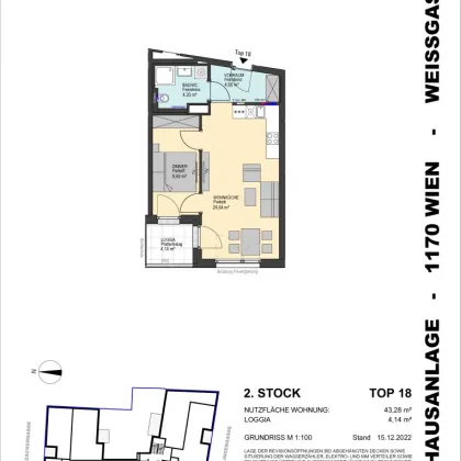 PROVISIONSFREIE 2-Zimmer-Wohnung inkl. Küche - für Anleger geeignet - Bild 2