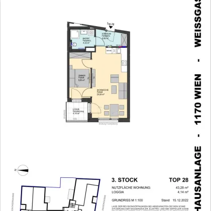 Helle 2-Zimmer-Wohnung inkl. Küche - für Anleger geeignet - Bild 2