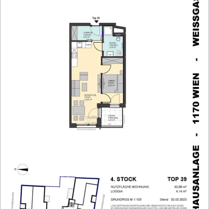 PROVISIONSFREIE 2-Zimmer-Wohnung inkl. Küche - für Anleger geeignet - Bild 2