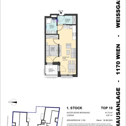 PROVISIONSFREIE Helle 2-Zimmer-Wohnung - für Anleger geeignet - Bild 2