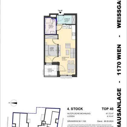 PROVISIONSFREIE Helle 2-Zimmer-Wohnung inkl. Küche - für Anleger geeignet - Bild 2