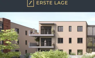 ERSTE LAGE: Helle 73 m² Wohnung in Ruhelage mit 12 m² Balkon, Wohnzimmer, Küche, zwei Schlafzimmer und Nebenräume