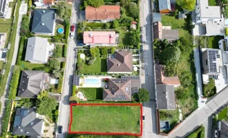 Schönes zweiseitig erreichbares Baugrundstück in toller Bisamberger Siedlungslage