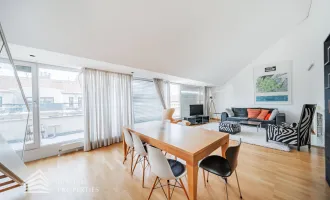 Lichtdurchflutete Maisonette-Wohnung mit Dachterrasse, Nähe Arenbergpark