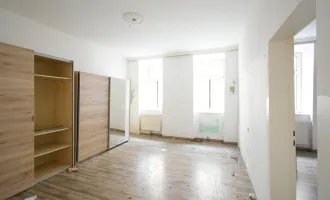 ++NEU++ sanierungsbedürftige 3-Zimmer Erdgeschoss-Wohnung nahe Augarten!