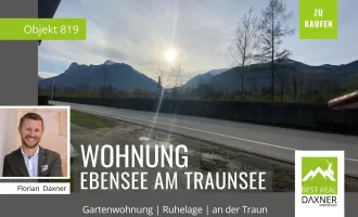 Gartenwohnung am Traunufer in Ebensee am Traunsee!