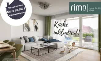 2-Zimmer-Gartenwohnung in Götzis - Ruhelage / Top A2 - Inklusive Küche!