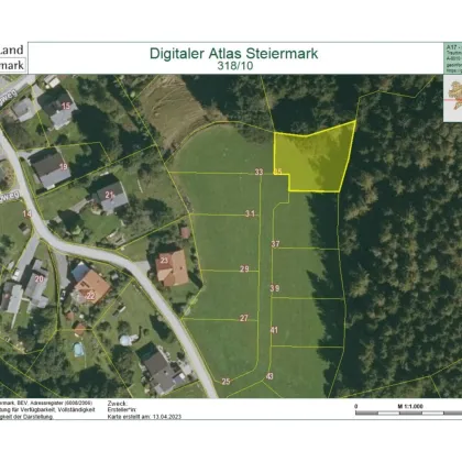 Baugrund am Waldrand mit Traumaussicht - Bild 3