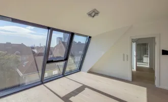 Penthouse mit Dachterrasse und wunderschönem Weitblick in revitalisierter Altbauliegenschaft nahe Kagraner Platz und Alter Donau