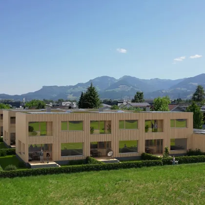 Feldkirch Gisingen Guldenäcker - Vollholz Reihenhaus mit 5 Zimmer, Hohe Wohnbauförderung, gerne mit Rohbaubesichtigung - Bild 3