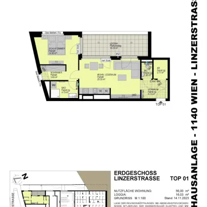 Großzügige 2-Zimmer-Wohnung im 14. Bezirk - Top 01 - Bild 2