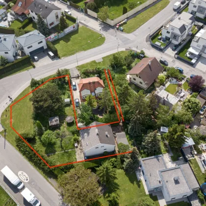 BAUTRÄGERLIEGENSCHAFT mit Altbestand inkl. Studie für 4 Häuser mit großzügigen Gärten | ca. 765 m² WNF erzielbar - Bild 2