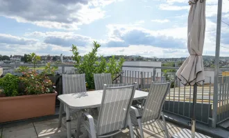 Freundliche und kompakte 3-Zimmer Maisonette mit Terrasse und Rundumblick!