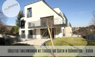 südseitige Familienwohnung mit Terrasse und Garten in Grünruhelage - Neubau!