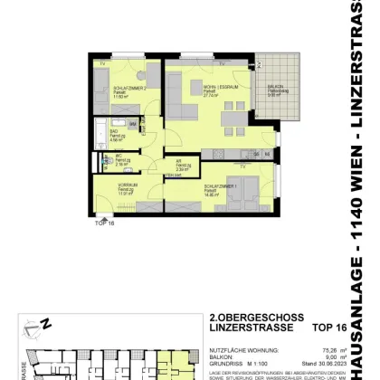 Geräumige 3 Zimmerwohnung im 14. Bezirk - Top 16 - Bild 2