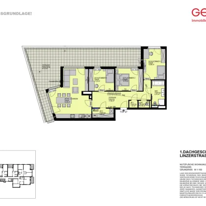 4 Zimmerwohnung mit großer Terrasse - Top 27 - Bild 2