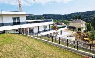 ERSTBEZUG - RUHELAGE in Mariatrost: moderne 4-Zimmerwohnung mit Terrasse, mit Garten und 2 Tiefgaragenplätze