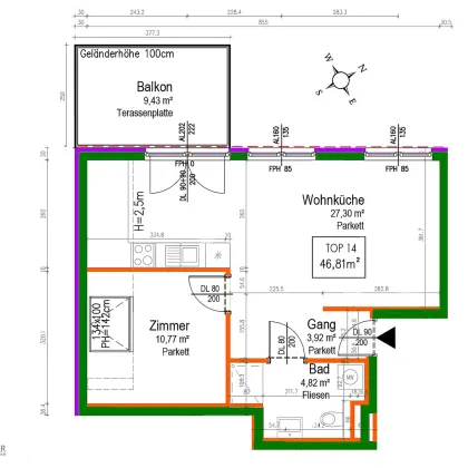 NEU! EXKLUSIV ++16 MODERNE NEUBAUWOHNUNGEN ++ BEZUGSFERTIG ++ IN TOP-LAGE ++ NÄHE U2 ASPERNSTRASSE ++ 10 TIEFGARAGENPLÄTZEN ++ 1220 WIEN - Bild 2