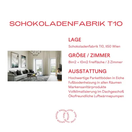 DIE SCHOKOLADENFABRIK - 3 Zimmer Wohnung mit 2 Balkonen - Bild 2