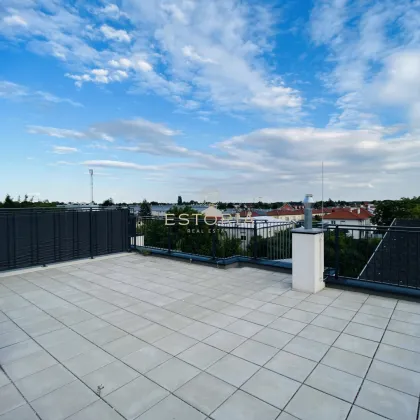 2-Zimmer Dachgeschosswohnung mit riesiger 50m2 Dachterrasse! Traumhafter Blick über Essling | Eigengrund - Bild 3