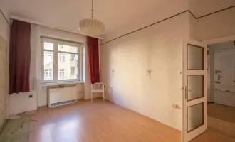 ++NEU++ Ruhige 2-Zimmer Altbau-Wohnung mit getrennter Küche, viel Potenzial!