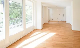 Exklusives Wohnen in 1. Etage: Modernisierte 3-Zimmer Wohnung mit Garten, Terrasse, Garage