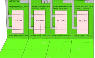 Bauträger aufgepasst! 4 Doppelhaushälften möglich! Grundstücke in Ruhelage an der Grenze Wien!