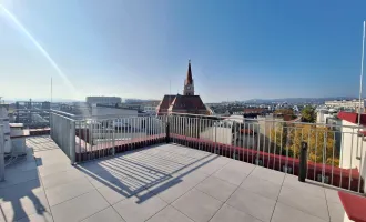 PROVISIONSFREIER MIETKAUF: Modernes Penthouse mit Dachterrasse und 360° Blick über Wien