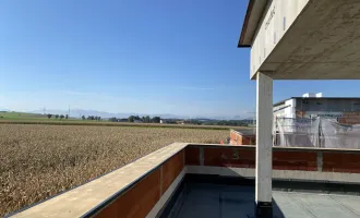 Priel und Traunsteinblick- Eigenheim mit  Dachterrasse und Begrünung, Estrich bereits fertig