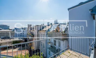 Ausblick gesucht? Moderne 4 Zimmer DG-Wohnung mit Balkon & Garagenplatz (optional)