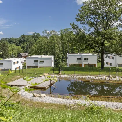 Garden Villas - Preisgekrönte Doppelhaushälfte mit geminsamen Naturteich - Bild 3