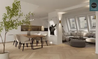 Erstbezug: Luxus Dachgeschoss - Maisonette Wohnung mit 3 Terrassen im trendigen Ottakring!