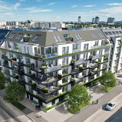 Klein und kompakt! TOP Neubauprojekt! Ideale Kleinwohnung mit Loggia und Terrasse + Beste Anbindung und Infrastruktur + Garagenplatz optional! Jetzt Vorteile zum Projektstart sichern! - Bild 2