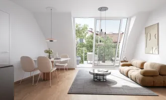 The Temptation: 2-Zimmer-Erstbezug mit Balkon - Nähe Kutschkermarkt