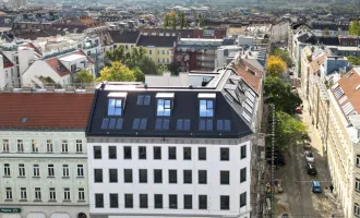 SOMMERAKTION - neue PREISE | 3-Zimmer Dachgeschoss-Maisonette Wohnung mit Balkon und südseitiger Innenhofterrasse | Schönbrunn-/Glorietteblick | Fernwärme | ERSTBEZUG